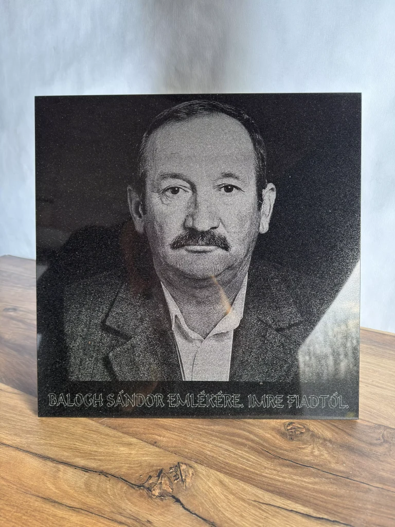 Igy készült Balogh Sándor portréja